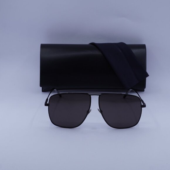 Saint Laurent SL298 001 Aviator Sunglasses - Black - Picture 3 of 9